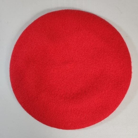 Wyeth Wool Blend Red Beret EUC - Picture 2 of 4
